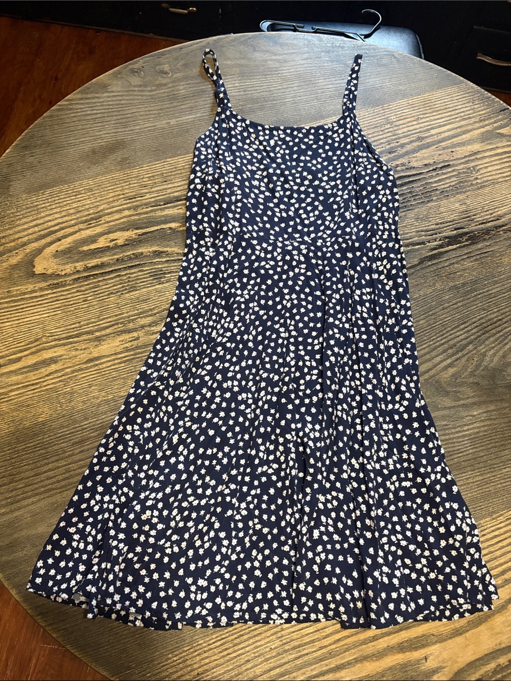 GAP Navy Mini Dress with White Daisy Print